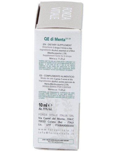 Quinta Esencia Menta 10Ml. de Forza Vitale