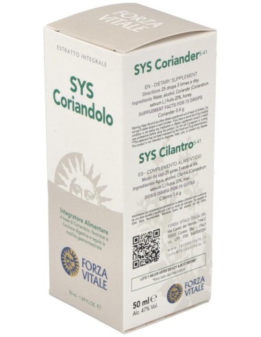 Sys.Coriandolo (Cilantro) 50Ml. de Forza Vitale