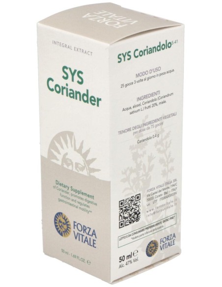 Sys.Coriandolo (Cilantro) 50Ml. de Forza Vitale