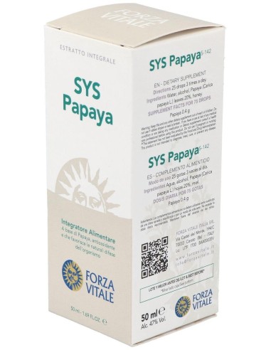 Sys.Papaya 50Ml. de Forza Vitale