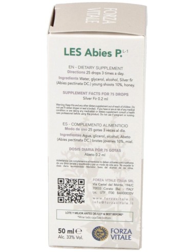Les Abies Pectinata Abeto Blanco 50Ml. de Forza Vitale