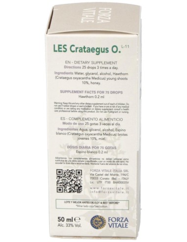 Les Crataegus Oxycanta Espino Albar 50Ml. de Forza Vitale