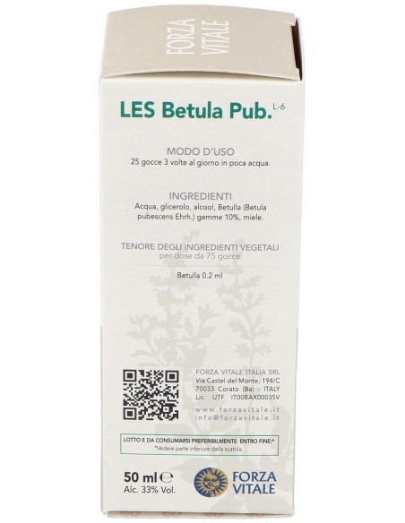 Les Betula Pubescens Abedul 50Ml. de Forza Vitale