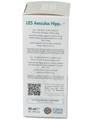 Les Aesculus Hippocastanum 50Ml. de Forza Vitale