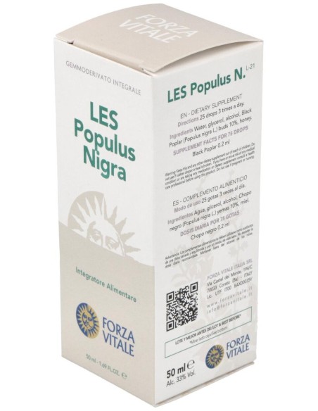 Les Populus Nigra Chopo Negro 50Ml. de Forza Vitale