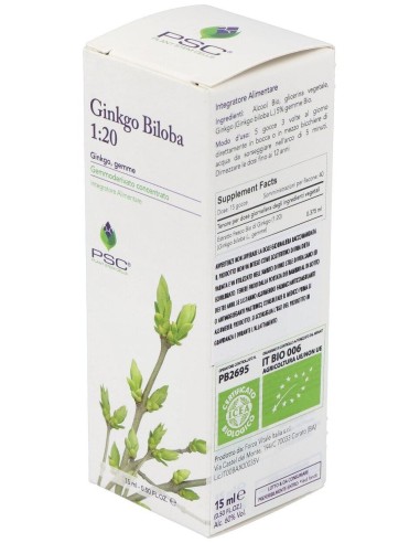 Psc Ginkgo Biloba 15Ml. de Forza Vitale