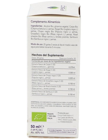 Psc Sinus Eliminato 50Ml. de Forza Vitale