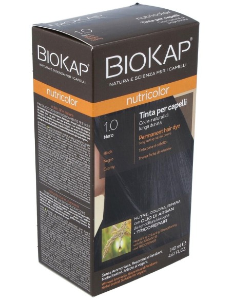 Tinte Black Dye 140Ml. Negro ·1.0 de Biokap