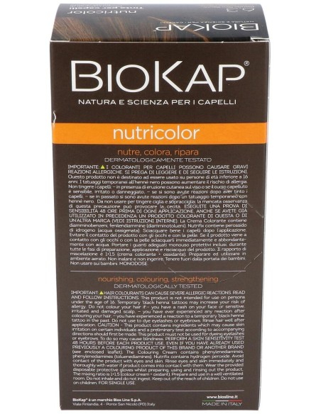 Nutricolor 6.3 Rubio Dorado Oscuro 140 ml      de Biokap