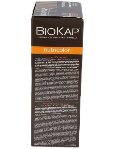 Tinte Medium Blond Dye 140Ml. Rubio Medio ·7.0 de Biokap