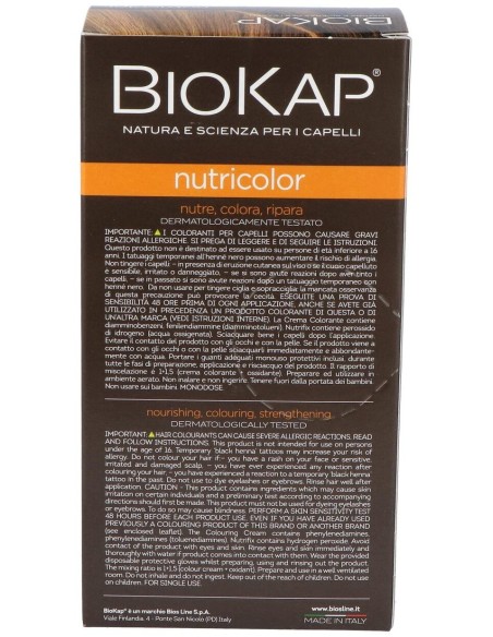 Nutricolor 7.3 Rubio Dorado 140 ml      de Biokap