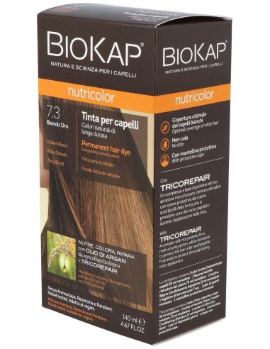 Nutricolor 7.3 Rubio Dorado 140 ml      de Biokap