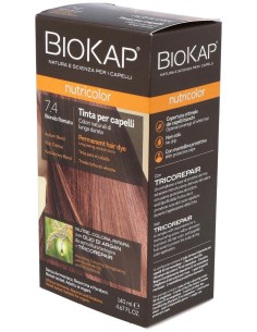 Nutricolor 7.4 Rojo Cobrizo 140 ml      de Biokap 2