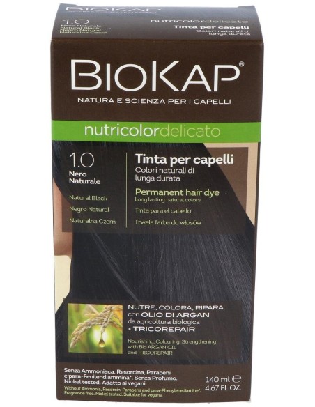 Delicato 1.00 Negro Natural 140 ml                    de Biokap