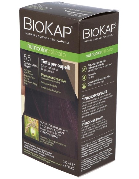 Delicato 5.50 Castaño Claro Caoba 140 ml      de Biokap