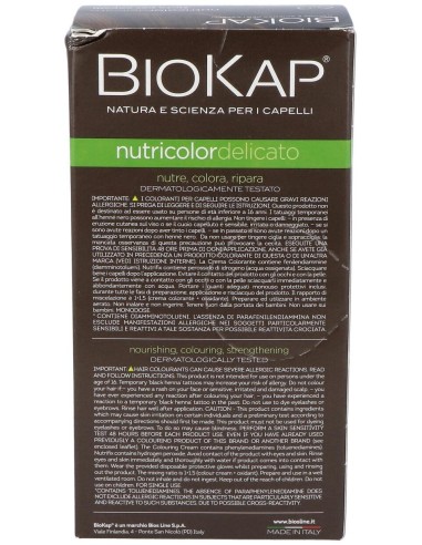Tinte Rubio Dorado Oscuro 140Ml. 6.30 Delicato de Biokap