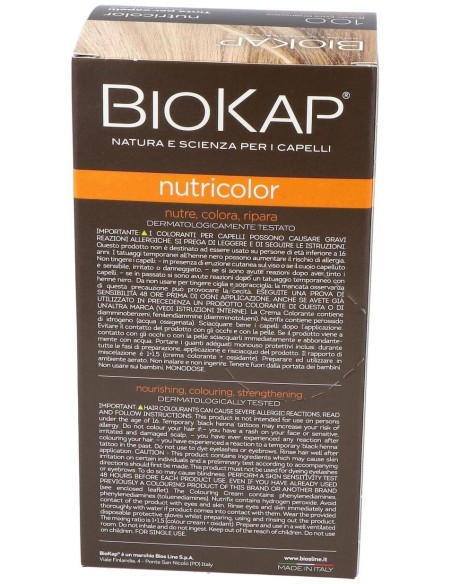 Tinte Rubio Extra Claro 140Ml. ·10.0 de Biokap