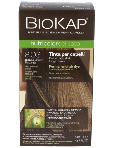 Delicato 8.03  Rubio Claro Natural 140 ml                 de Biokap