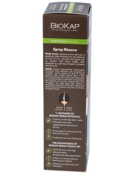 Spray Touchp-Up Castaño Oscuro de Biokap