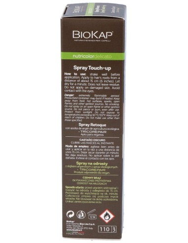 Spray Touchp-Up Castaño Oscuro de Biokap