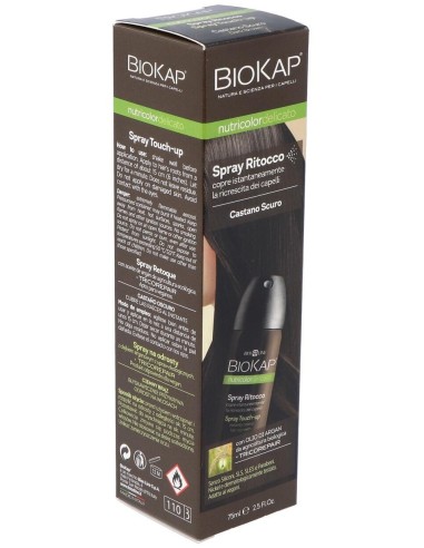 Spray Touchp-Up Castaño Oscuro de Biokap