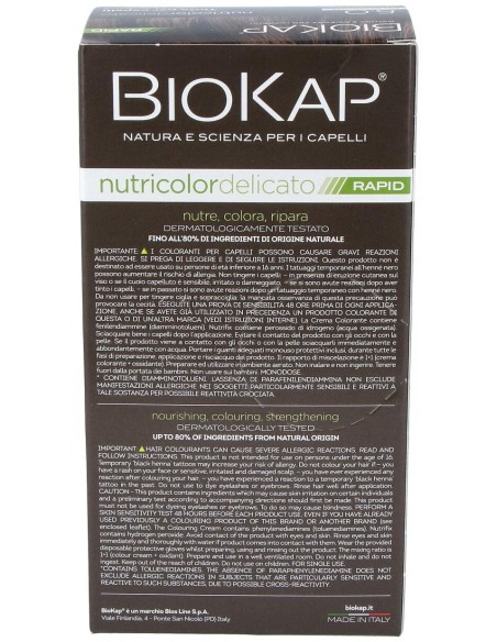 Biokap Rapid Castaño Claro Natural 5.0 Tubo 140Ml. de Biokap