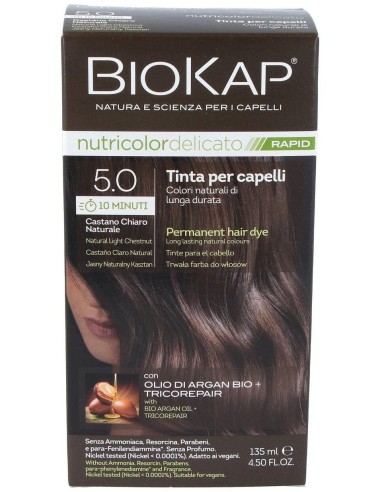 Biokap Rapid Castaño Claro Natural 5.0 Tubo 140Ml. de Biokap