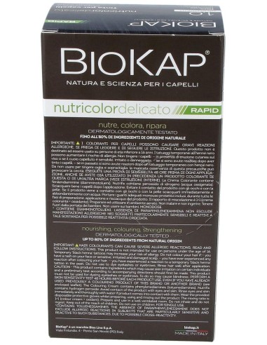 Biokap Rapid Negro Natural 1.0 Tubo 140Ml. de Biokap