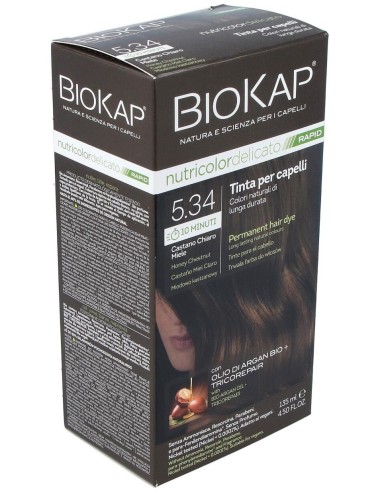 Biokap Rapid Castaño Miel Claro 5.34 Tubo 135Ml. de Biokap