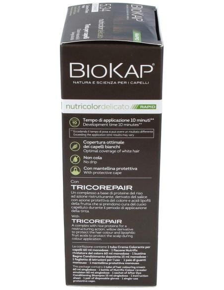 Biokap Rapid Castaño Miel Claro 5.34 Tubo 135Ml. de Biokap