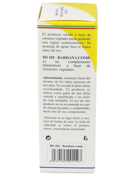 Hs 102 Bardana Comp. Gotas 100Ml S/Al de Herboplanet