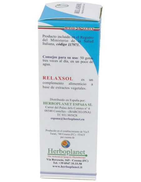 Relaxsol Gotas 100Ml. de Herboplanet