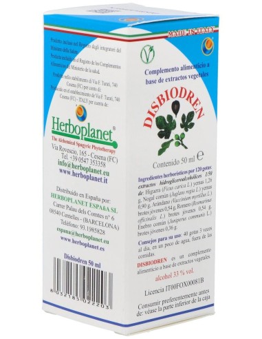 Disbiodren Gotas 50Ml. de Herboplanet