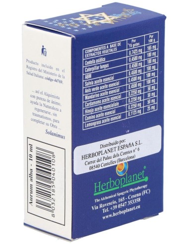 Aurum Alba Gotas 10Ml. de Herboplanet