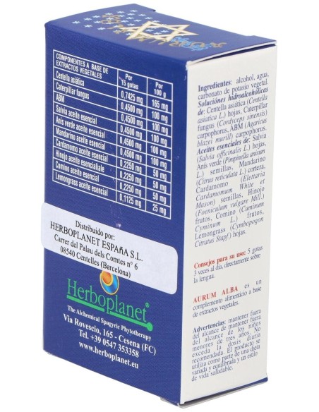 Aurum Alba Gotas 10Ml. de Herboplanet