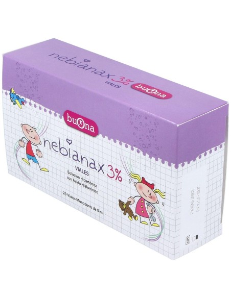Nebianax 3% Limpieza Nasal 20Viales de Buona