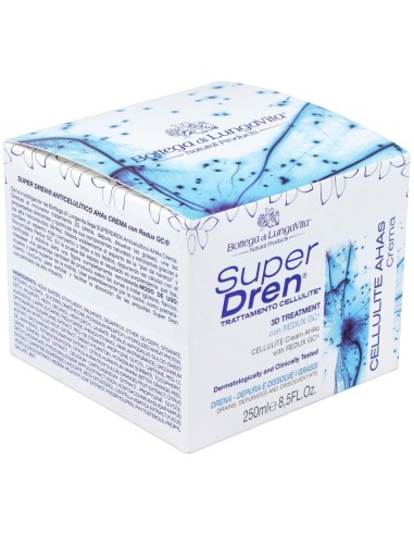 Super Dren Crema Anticelulitica Con Ahas 250Ml. de Bottega Di Lungavita