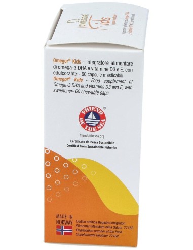Omegor Kids Masticable 60Cap. de Uga Nutraceuticals