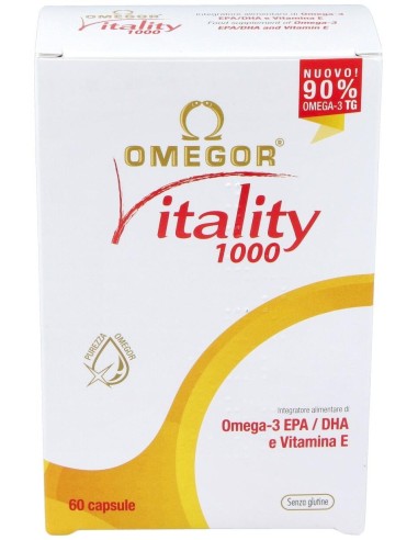 Omegor Vitality 1000 60Perlas de Uga Nutraceuticals