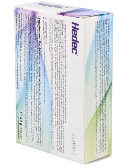 Hedec 60Comp. de Glauber Pharma