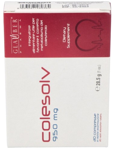 Colesolv 30Comp. de Glauber Pharma