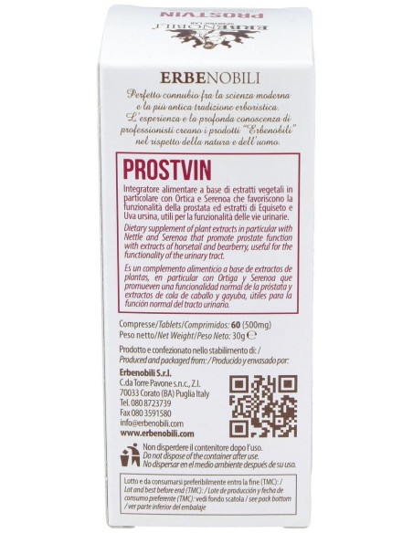 Prostvin Compost Hiperplasia Próstata 60Comp de Erbenobili