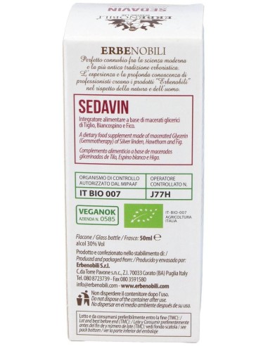 Sedavin Compost Relajante 50Ml de Erbenobili
