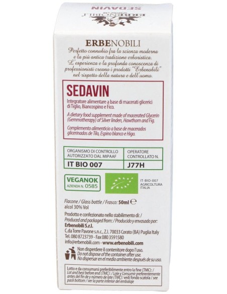 Sedavin Compost Relajante 50Ml de Erbenobili