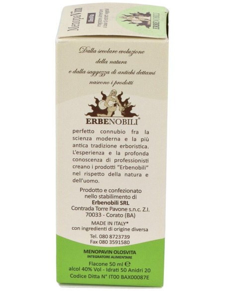 Menopavin Olosvita Menopausia 50Ml de Erbenobili