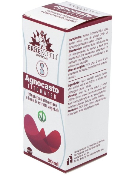 Agnocasto - Sauzgatillo Extracto Fitomater 50Ml de Erbenobili