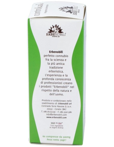 Controkal Compost Obesidad 60Comp de Erbenobili