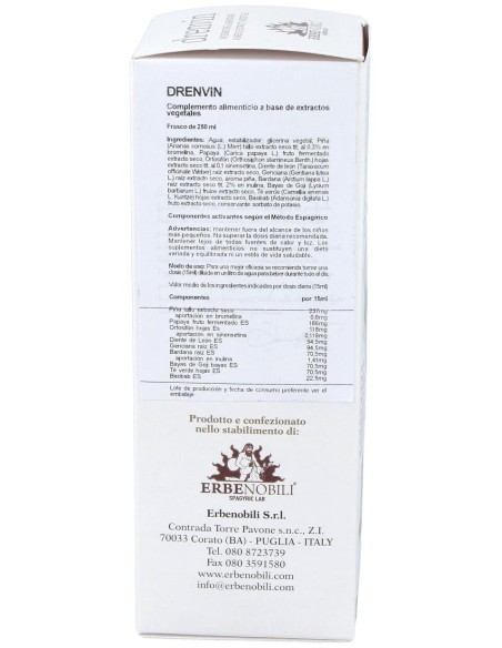 Drenvin Compost Celulitis 250Ml de Erbenobili