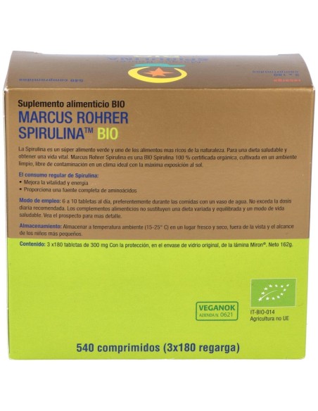 Spirulina Bio Recarga 540Comp. Marcus Rohrer de Marcus Rohrer