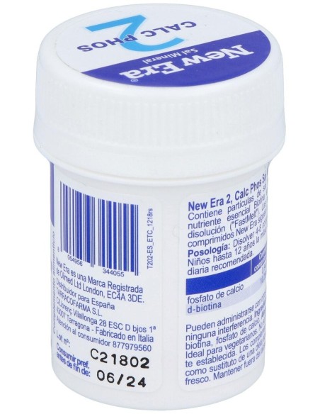 Sal Schussler Nº2 Calcium Phosphoricum 240Comp. de New Era